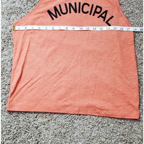 Municipal Heather Orange & Black Tank Top - Picture 3 of 5